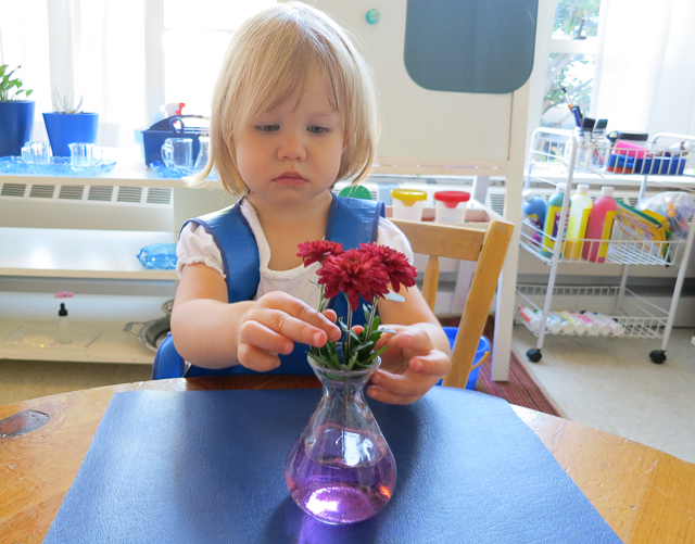 Primary and kindergarten Montessori classroom at Casa dei Bambini