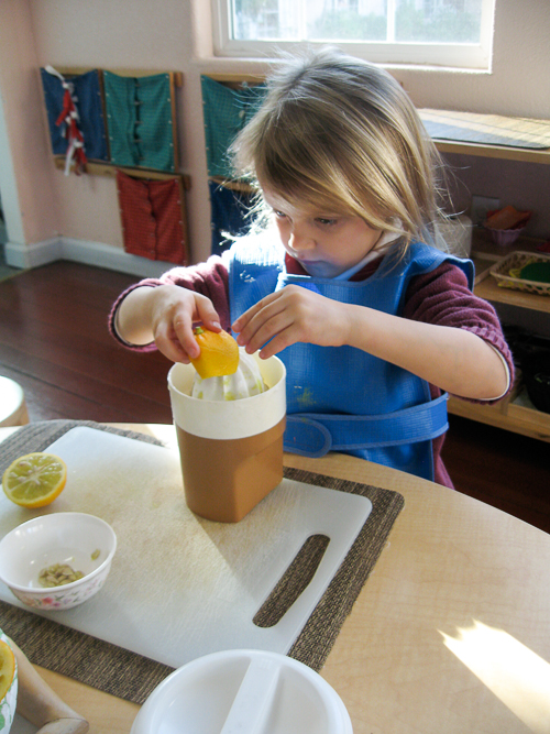Primary and kindergarten Montessori classroom at Casa dei Bambini